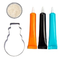 Decoratieset voor kerstkoekjes - 5-delig