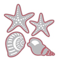 Zomer en strand Die Zag - Misskuty - 4 stuks