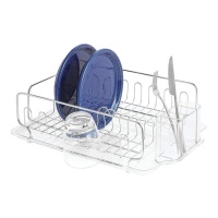 Afdruiprek 43 x 34,3 x 13,3 cm roestvrij staal - iDesign