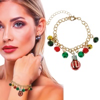 Gouden Kerstbal Armband - 1 Stuk