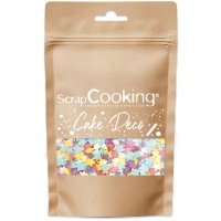 Gekleurde sterrensprinkels van 55 gr - Scrapcooking