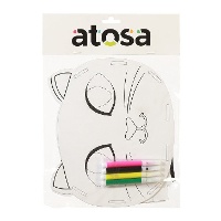 Kleurmandje voor katten van 20 x 15 cm