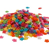 Sterrensprinkels in meerdere kleuren van 100 gr - Dekora