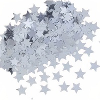 7 gr Zilveren Sterren Confetti