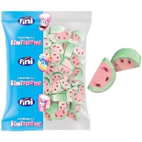 Marshmallows in watermeloenvorm - Fini Mellows fruit sandía - 125 stuks