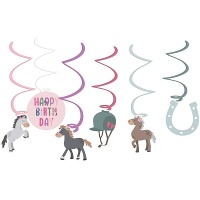 Leuke Paard Decoratieve Hangers - 6 stuks