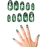 Groene Kerstnagels