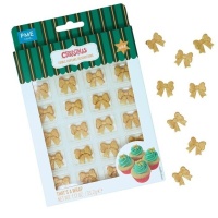 Suikerfiguurtjes van Kerststrikken 2 cm - PME - 24 stuks