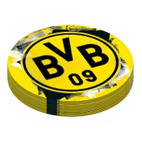 Onderzetters van BVB Dortmund - 12 stuks