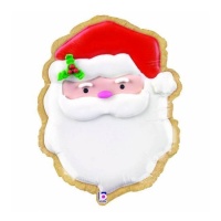 Kerstman Koekjes Ballon van 61 cm - Grabo