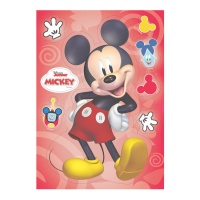 Eetbare Mickey Silhouet Wafel