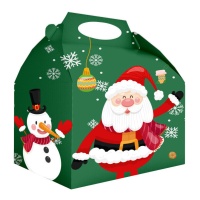 Kerstman Snoepdoos 20 x 16 x 11 cm - 12 stuks