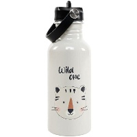Fles van 0,60 L van aluminium met tijgerontwerp