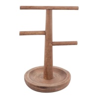 Houten sieradenstandaard