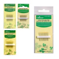 Middelgrote quiltnaalden met gouden oog - Clover - 15 stuks