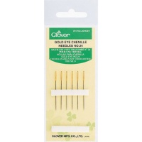 Gouden oog chenille naalden nr. 24 - Clover - 6 stuks