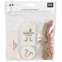 Elflabels voor cadeaus - 25 stuks