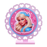 Barbie Girly tafelstuk van 19,5 x 4 x 19 cm