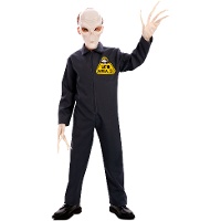 Area 51 Alien Kostuum voor Kinderen