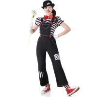 Leuk mime kostuum voor vrouwen