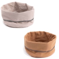 Broodmand van 18 x 18 x 15 cm stof
