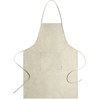 Leiza schort van hennepstof - 1 stuk