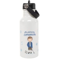 Fles van 0,60 L Mijn Eerste Communie jongen