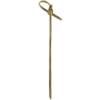 Bamboeprikkers met lus van 15,5 cm - 50 stuks