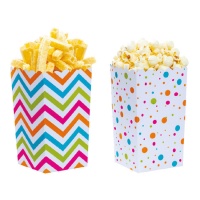 Doos met stippen en chevron - 6 eenheden