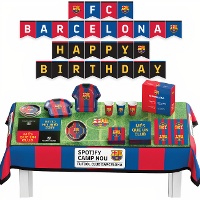 Feestpakket FC Barcelona - 6 personen - 44-delige set