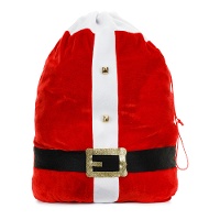 Kerstmanzak met riem van 50 x 70 cm