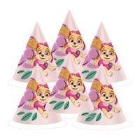Paw Patrol Skye Hoeden - 6 Stuks