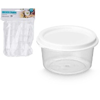 Ronde Tupperware van 0,05 L met deksel - 10 stuks