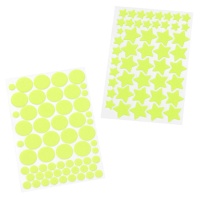 Fosforescerende vormstickers - 1 vel