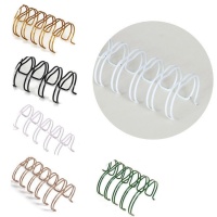 Gekleurde bindringen van 25,4 mm - Artis decor - 2 stuks