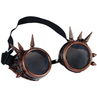 Steampunkbril met spikes