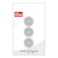 Grijze knopen van 1,8 cm met twee gaten - Prym - 3 stuks