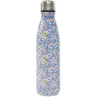 Fles van 0,50 L met gekleurde bloemen