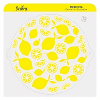 Citroenstencil Ø 25 cm