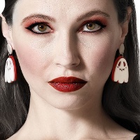 Schattige spook oorbellen - 1 paar