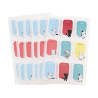 Stickers voor het schrijven van een To-Do-lijst met katten - 6 vellen