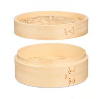 Bamboe stoommandje van 18 cm