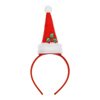 Kerstmuts diadeem met hulst