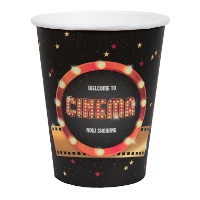 Hollywood cinema bekers 270 ml - 8 stuks
