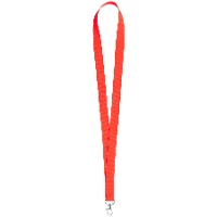 Gekleurde lanyard met metalen haak - 1 stuk