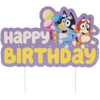 Happy Birthday Bluey-taarttopper - Dekora