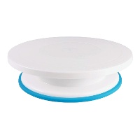 Draaibare taartstandaard 27,5 cm anti-slip - Pastkolor