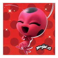 Ladybug-servetten 16,5 x 16,5 cm - 16 stuks