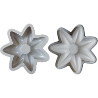 Siliconen bakvorm in stervorm, 24,8 x 24,2 x 5,1 cm - Decora