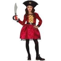 Piratenkoningin kostuum voor meisjes
